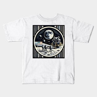 Apollo 11 Moon Mission Tribute Tee Kids T-Shirt